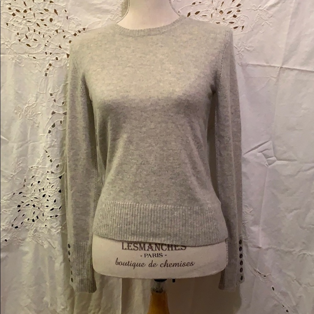 Beth Bowley Cashmere sweater grey S NWT